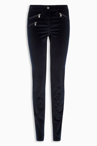 Cord Zip Trousers